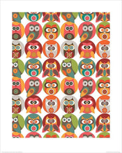 Pyramid Valentina Ramos Owls Family Art Print 40x50cm | Yourdecoration.com