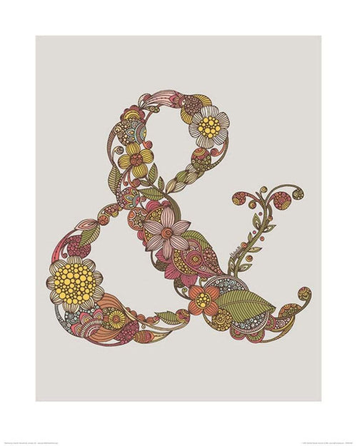 Pyramid Valentina Ramos Ampersand Art Print 40x50cm | Yourdecoration.com