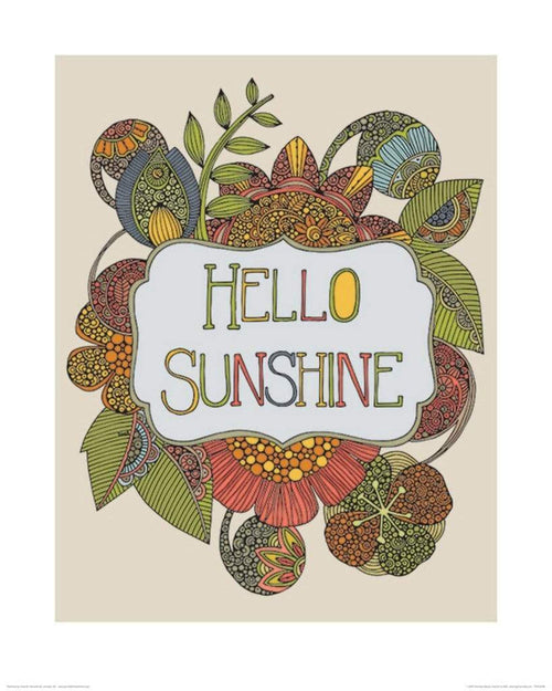 Pyramid Valentina Ramos Hello Sunshine Art Print 40x50cm | Yourdecoration.com