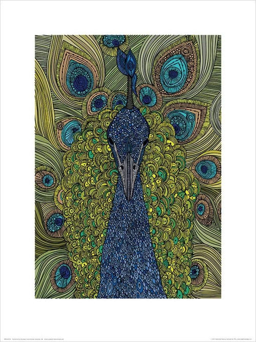 Pyramid Valentina Ramos The Peacock Art Print 30x40cm | Yourdecoration.com