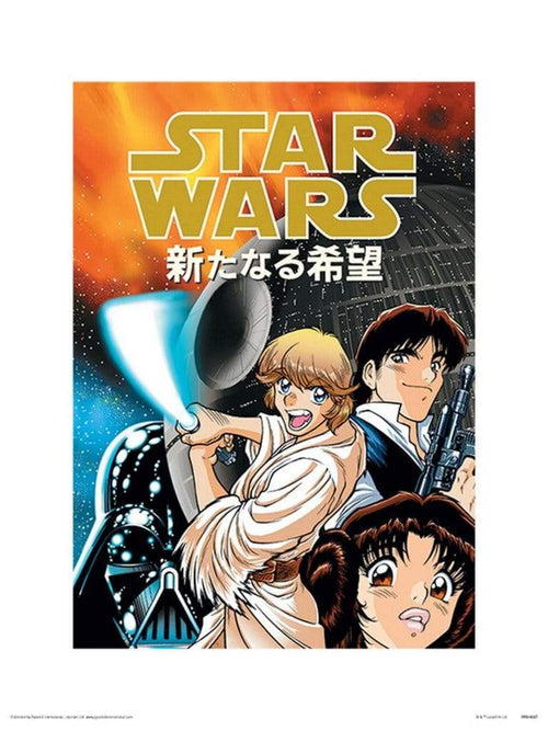 Pyramid Star Wars Anime Assault Art Print 30x40cm | Yourdecoration.com