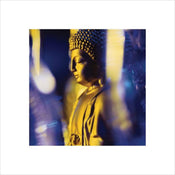 Pyramid Blue Buddha Art Print 40x40cm | Yourdecoration.com