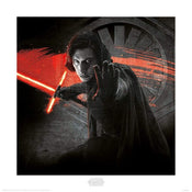 Pyramid Star Wars The Last Jedi Kylo Ren Force Art Print 40x40cm | Yourdecoration.com