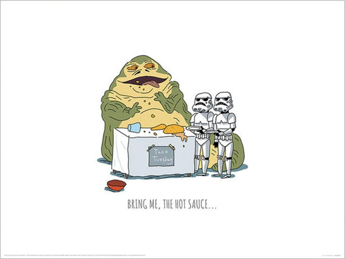 pyramid ppr45999 star wars hot sauce Art Print 40x30cm | Yourdecoration.com