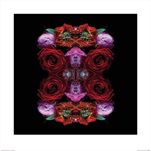 Pyramid Alyson Fennell Paradise of Petals Art Print 60x60cm | Yourdecoration.com