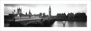 Pyramid London England Art Print 33x95cm | Yourdecoration.com