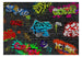 Wall Mural - Graffiti Wall 100x70cm - Non-Woven Murals