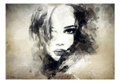 Wall Mural - Mysterious Girl 200x140cm - Non-Woven Murals