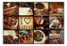 Wall Mural - Coffee Collage 100x70cm - Non-Woven Murals