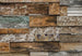 Wall Mural - Colorful Stone Wall 366x254cm - Paper Wallpaper