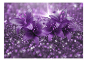 Wall Mural - Masterpiece of Purple 100x70cm - Non-Woven Murals