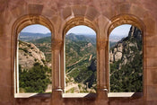 Dimex Arch Window Wall Mural 375x250cm 5 Panels | Yourdecoration.com