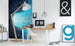 Dimex Binary Stream Wall Mural 150x250cm 2 Panels Ambiance | Yourdecoration.com