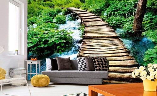 Dimex Boardwalk Wall Mural 375x250cm 5 Panels Ambiance | Yourdecoration.com