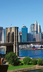 Dimex Brooklyn Bridge 1 Wall Mural 150x250cm 2 Panels | Yourdecoration.com