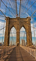 Dimex Brooklyn Bridge Wall Mural 150x250cm 2 Panels | Yourdecoration.com