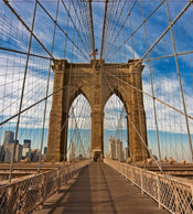 Dimex Brooklyn Bridge Wall Mural 225x250cm 3 Panels | Yourdecoration.com