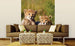 Dimex Cheetah Wall Mural 225x250cm 3 Panels Ambiance | Yourdecoration.com