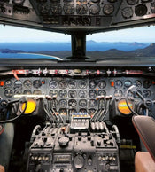 Dimex Cockpit View Wall Mural 225x250cm 3 Panels | Yourdecoration.com