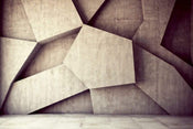 Dimex Concrete Background Wall Mural 375x250cm 5 Panels | Yourdecoration.com