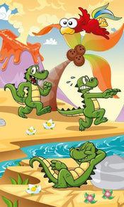 Dimex Crocodiles Wall Mural 150x250cm 2 Panels | Yourdecoration.com