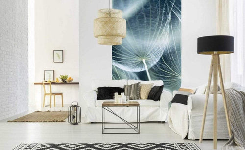 Dimex Dandelion Macro Wall Mural 150x250cm 2 Panels Ambiance | Yourdecoration.com