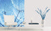 Dimex Dandelion Water Drops Wall Mural 225x250cm 3 Panels Ambiance | Yourdecoration.com