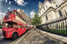 Dimex Double Decker Bus Wall Mural 375x250cm 5 Panels | Yourdecoration.com