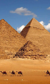 Dimex Egypt Pyramid Wall Mural 150x250cm 2 Panels | Yourdecoration.com