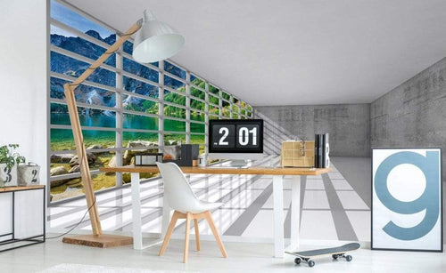 Dimex Empty Interior Wall Mural 375x250cm 5 Panels Ambiance | Yourdecoration.com