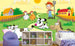 Dimex Farm Wall Mural 375x250cm 5 Panels Ambiance | Yourdecoration.com