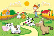 Dimex Farm Wall Mural 375x250cm 5 Panels | Yourdecoration.com