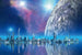 Dimex Futuristic City Wall Mural 375x250cm 5 Panels | Yourdecoration.com