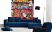 Dimex Graffiti Street Wall Mural 225x250cm 3 Panels Ambiance | Yourdecoration.com