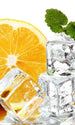 Dimex Lemon and Ice Wall Mural 150x250cm 2 Panels | Yourdecoration.com