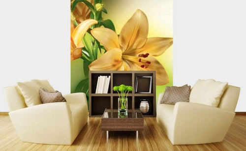 Dimex Lily Wall Mural 225x250cm 3 Panels Ambiance | Yourdecoration.com