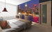 Dimex Manhattan at Night Wall Mural 225x250cm 3 Panels Ambiance | Yourdecoration.com