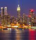 Dimex Manhattan at Night Wall Mural 225x250cm 3 Panels | Yourdecoration.com