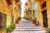 Dimex Narrow Street Wall Mural 375x250cm 5 Panels | Yourdecoration.com