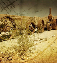 Dimex Old Wagon Wall Mural 225x250cm 3 Panels | Yourdecoration.com