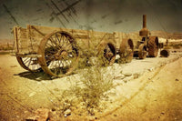 Dimex Old Wagon Wall Mural 375x250cm 5 Panels | Yourdecoration.com