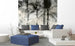 Dimex Palm Trees Abstract Wall Mural 225x250cm 3 Panels Ambiance | Yourdecoration.com