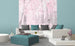 Dimex Pink Forest Abstract Wall Mural 225x250cm 3 Panels Ambiance | Yourdecoration.com