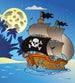 Dimex Pirate Ship Wall Mural 225x250cm 3 Panels | Yourdecoration.com