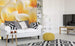 Dimex Plumeria Wall Mural 225x250cm 3 Panels Ambiance | Yourdecoration.com