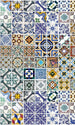 Dimex Portugal Tiles Wall Mural 150x250cm 2 Panels | Yourdecoration.com