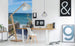 Dimex Sandy Boardwalk Wall Mural 150x250cm 2 Panels Ambiance | Yourdecoration.com