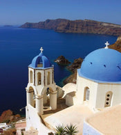 Dimex Santorini Wall Mural 225x250cm 3 Panels | Yourdecoration.com