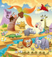 Dimex Savanna Animals Wall Mural 225x250cm 3 Panels | Yourdecoration.com