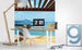 Dimex Sea View Wall Mural 225x250cm 3 Panels Ambiance | Yourdecoration.com